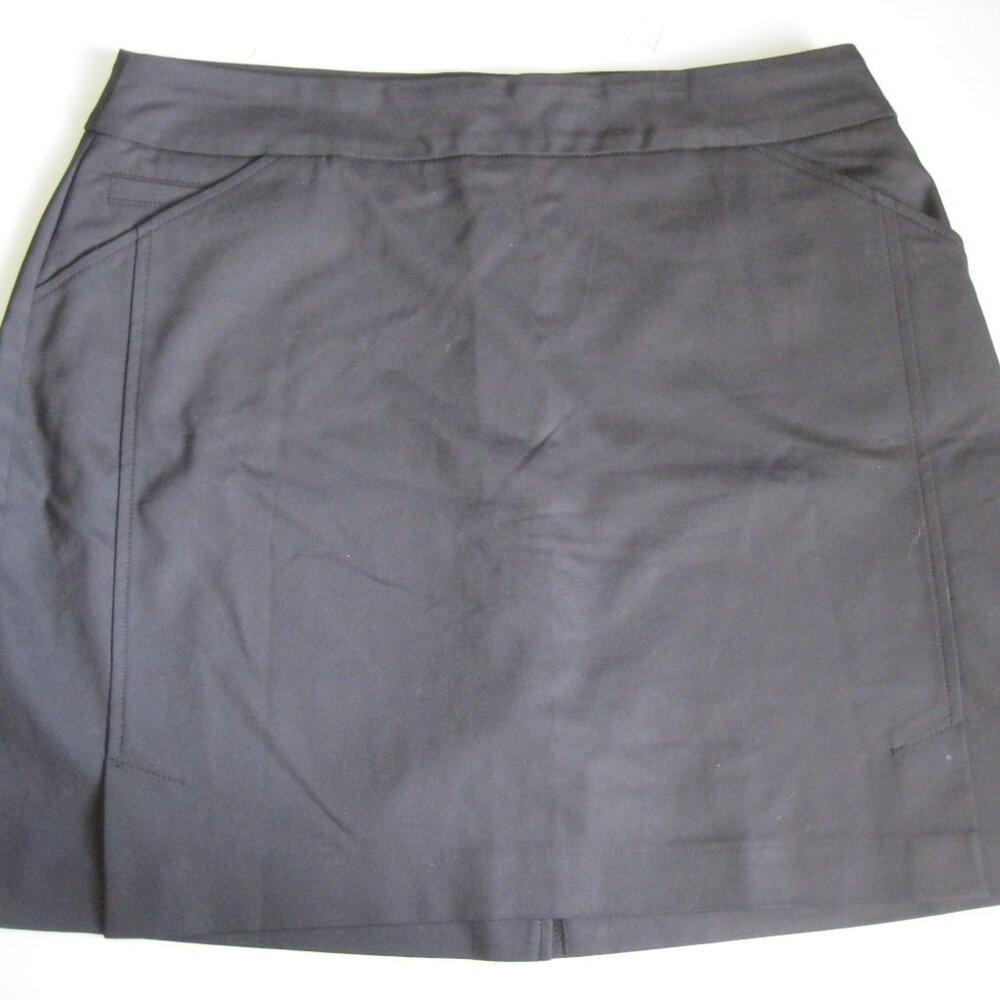 S.C. & CO. Ladies Pull On Stretchy Tummy Control Skort, Black,   L (1318)